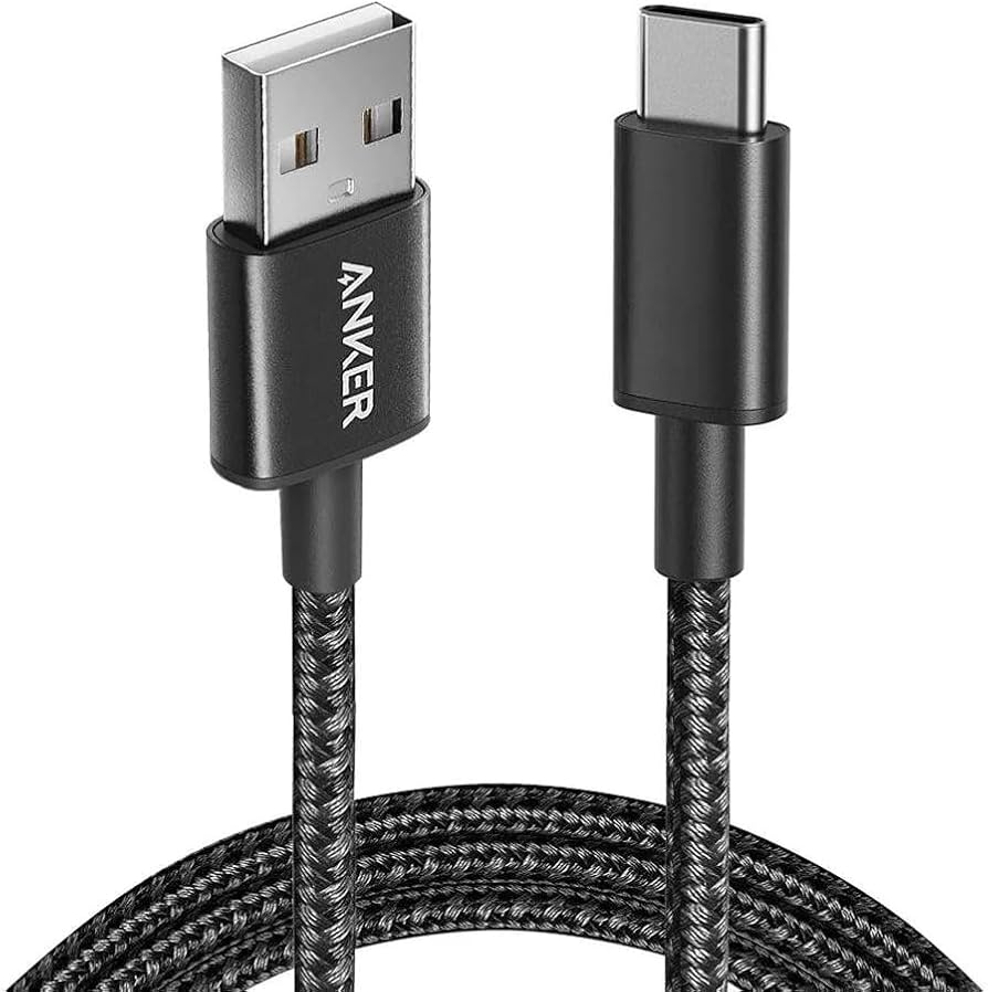 Anker cable usb-A to usb-C ((6ft Braided)